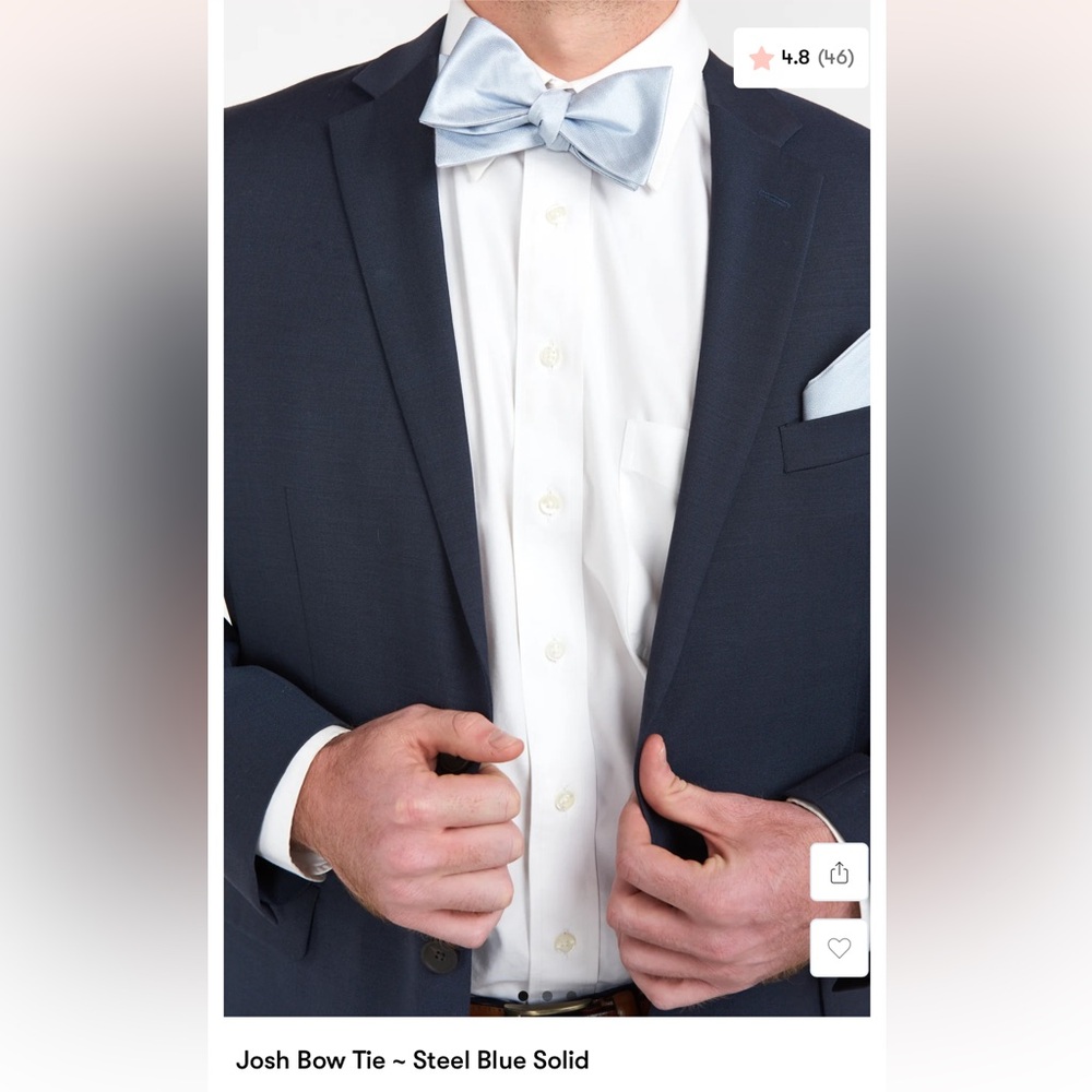Show Me Your MuMu Josh Bow Tie Steel Blue